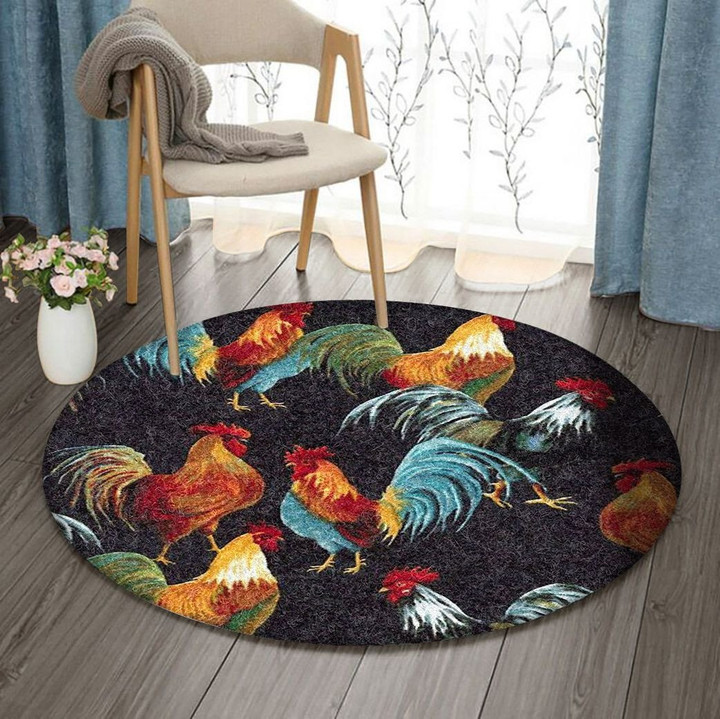 Rooster HN1610222RR Round Carpet