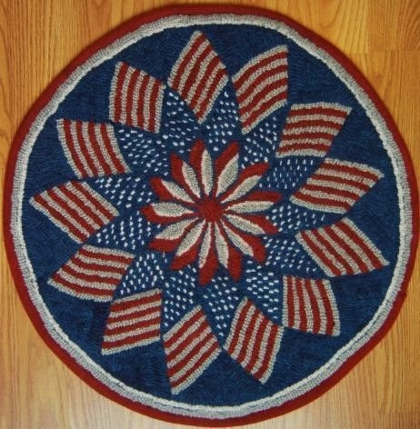 Patriotic CLM1910081TM Round Carpet