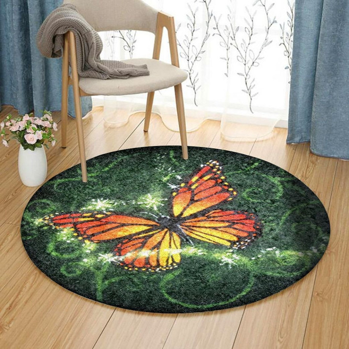 Butterfly HM1710009TM Round Carpet