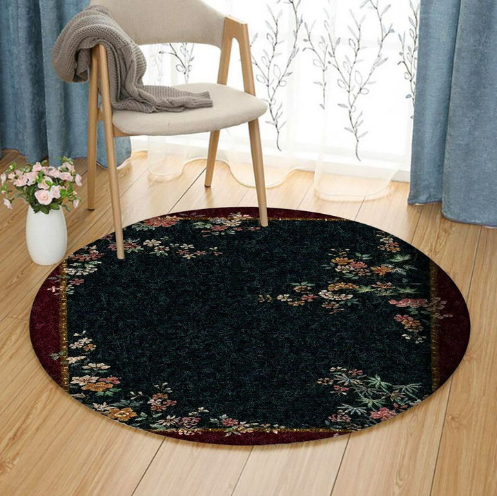 Flower ML1301080RR Round Carpet
