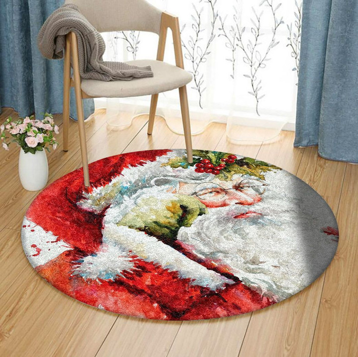 Santa Claus DN0211059RR Round Carpet