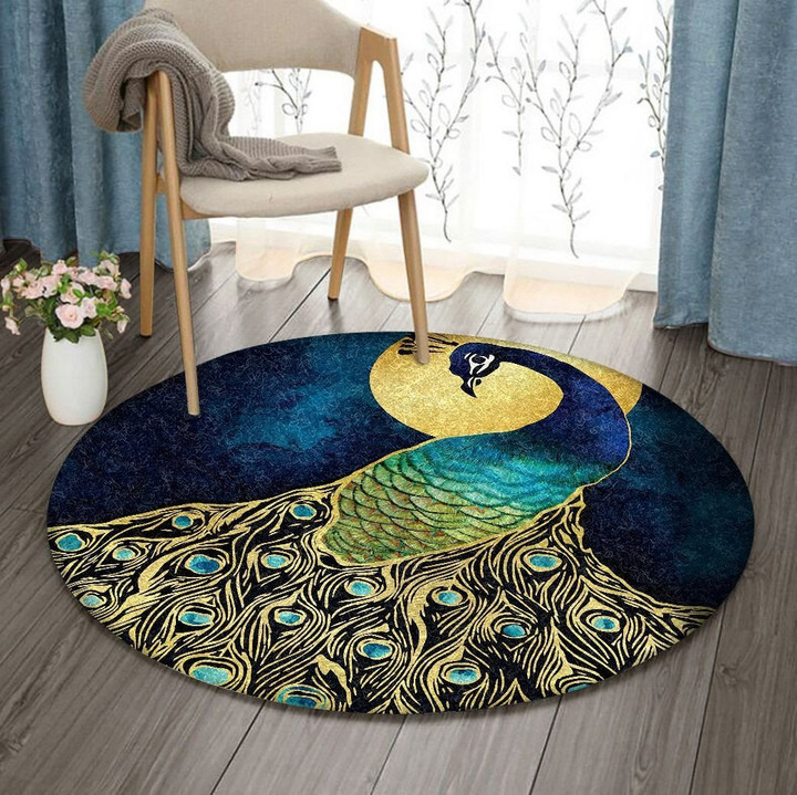 Peacock VD0210078RR Round Carpet