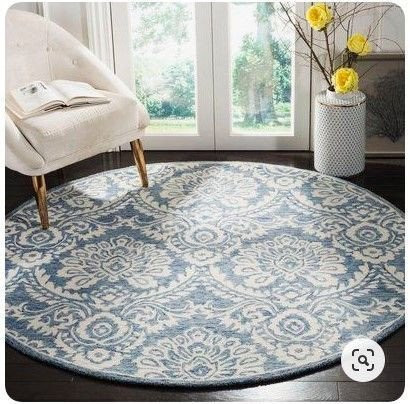 Darby Home Co Leedy Hand Tufted Wool CLA1610054RR Round Carpet
