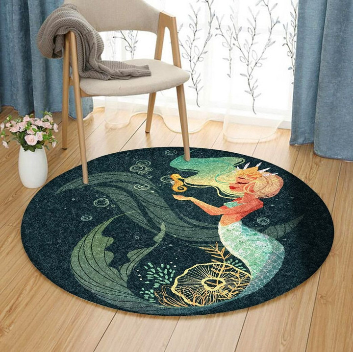 Mermaid TN1101067TM Round Carpet
