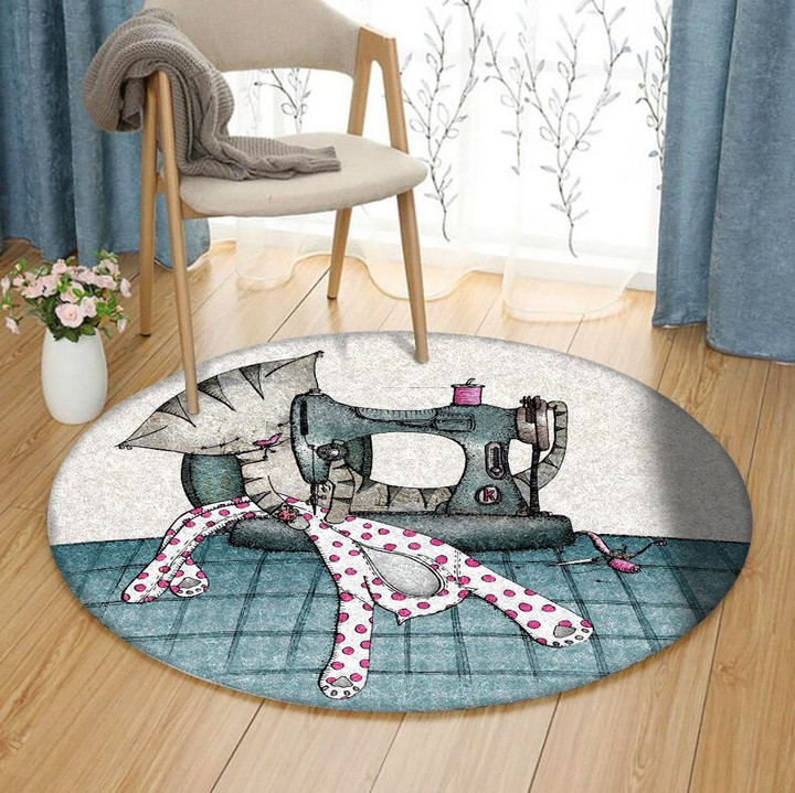 Cat Sewing NP1511018RR Round Carpet