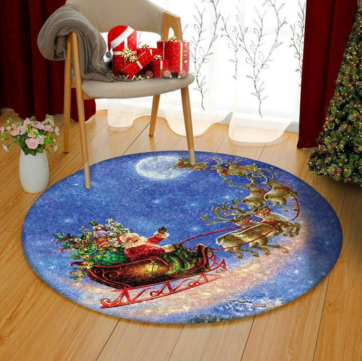 Christmas Village TN0211022TM Round Carpet