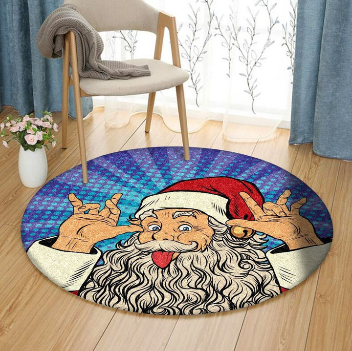 Santa Claus DN0211057RR Round Carpet