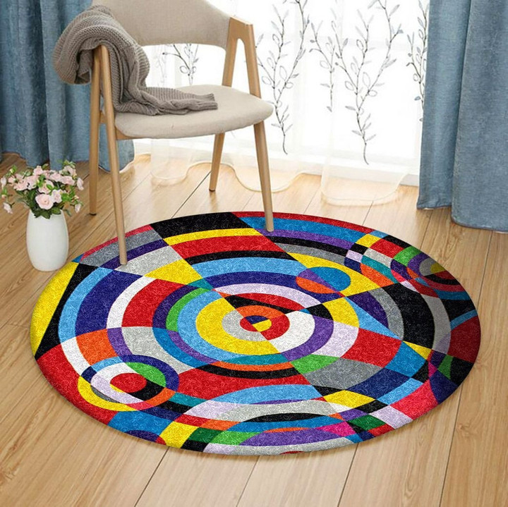 Pattern DT2210160TM Round Carpet