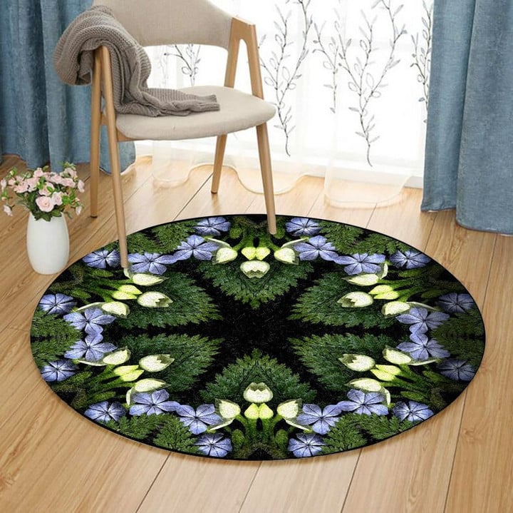 Mandala Flower BT1710029RR Round Carpet