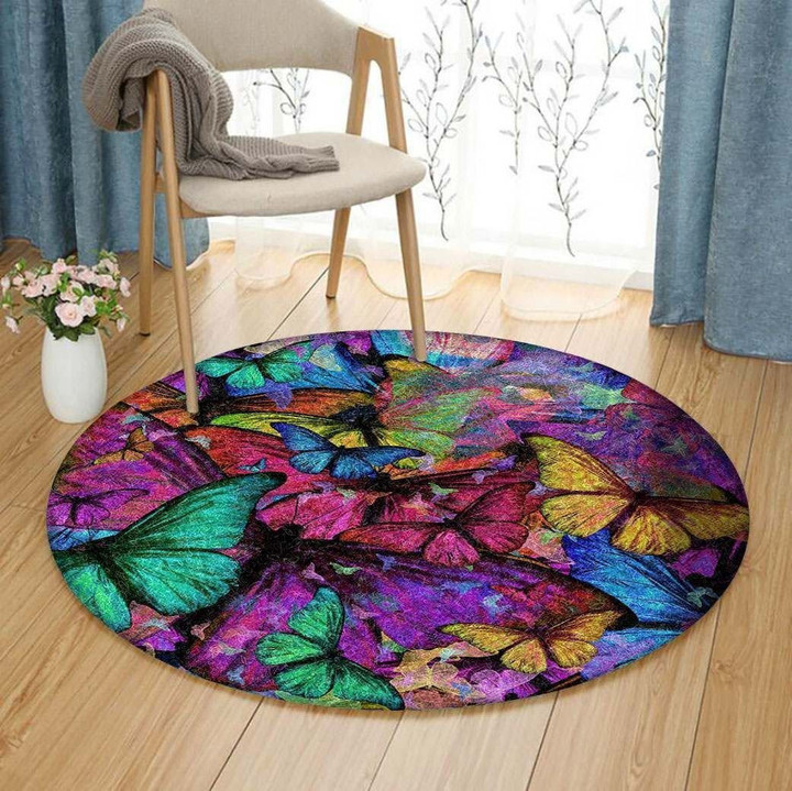 Butterfly HM310713T Round Carpet