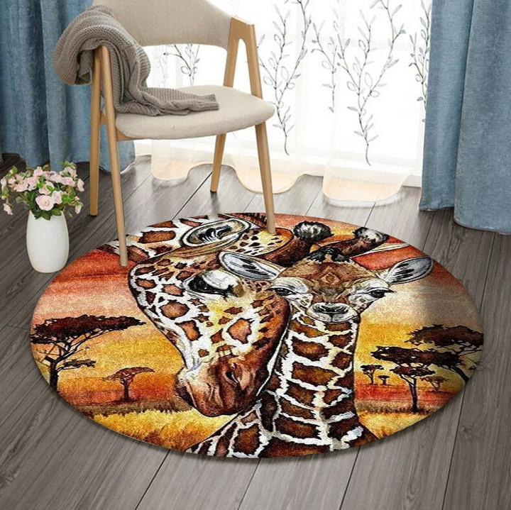 Giraffe HN0210039RR Round Carpet