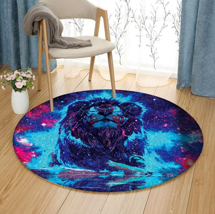 Lion Galaxy NP0411075RR Round Carpet