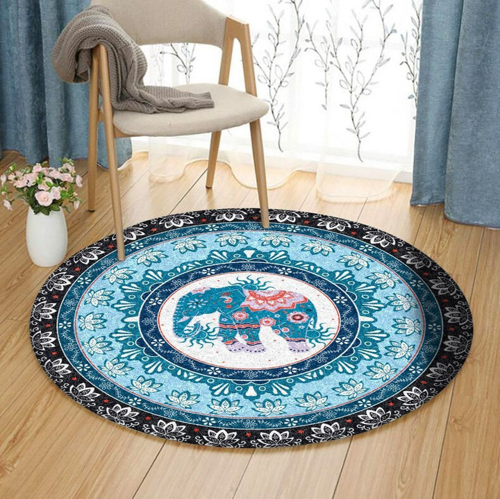 Elephant HM0810039TM Round Carpet