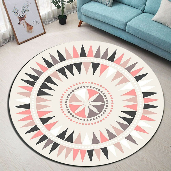 Mandala Geometry CLA2709193RR Round Carpet