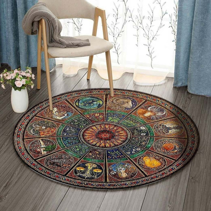 Zodiac BL290847RR Round Carpet
