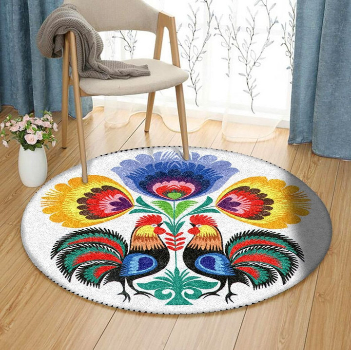 Rooster VD2910029RR Round Carpet