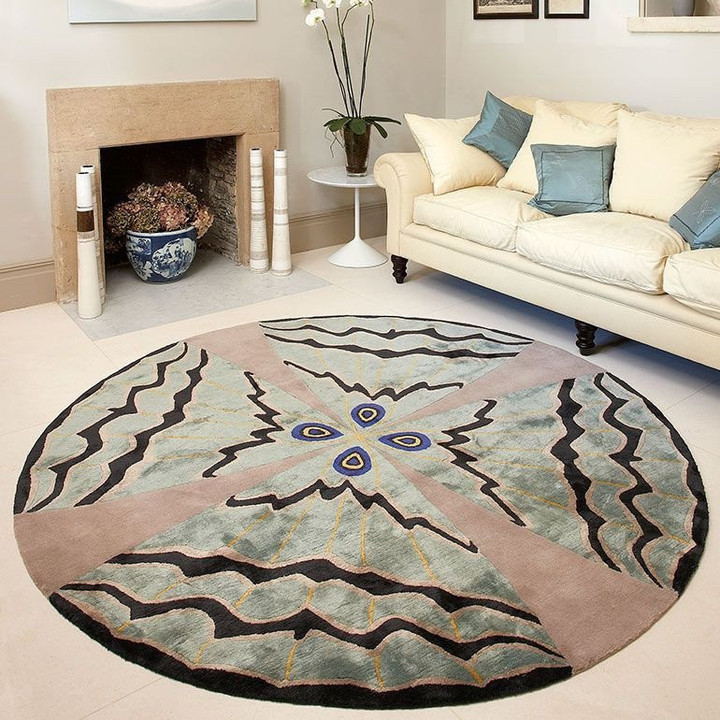 Moth Butterfly CLM3110060R Round Carpet