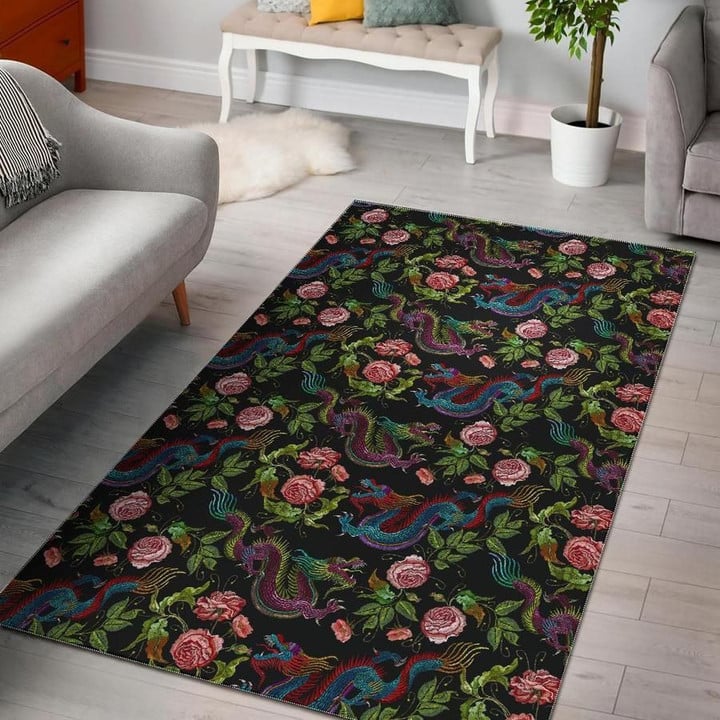Chinese Dragon Flower CLH0411178R Rug