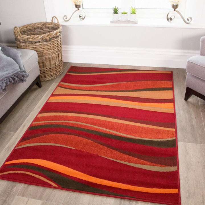 Red Waves CLM0201346M Rug