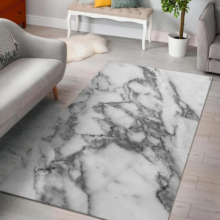 White Gray Marble CLH0411703R Rug