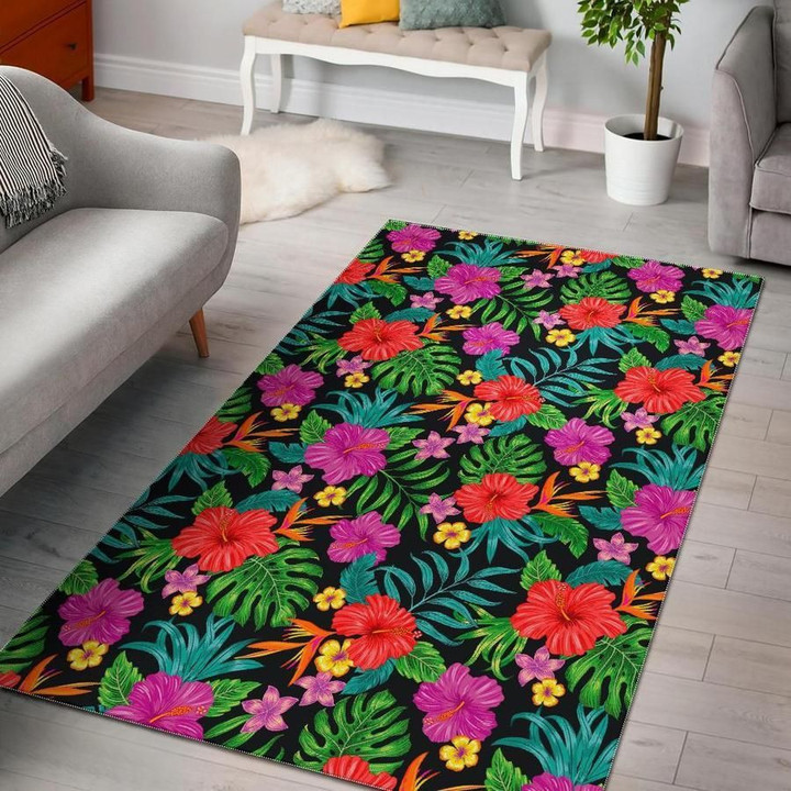 Colorful Hibiscus Flowers CLH0411195R Rug