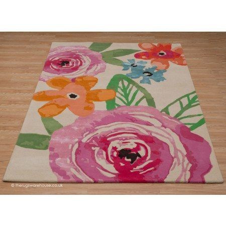Bright Floral Pink CLA2310585R Rug