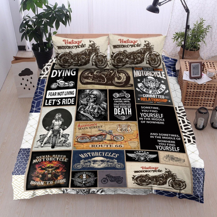 Devil Rider Motorcycle Bedding Set IYA