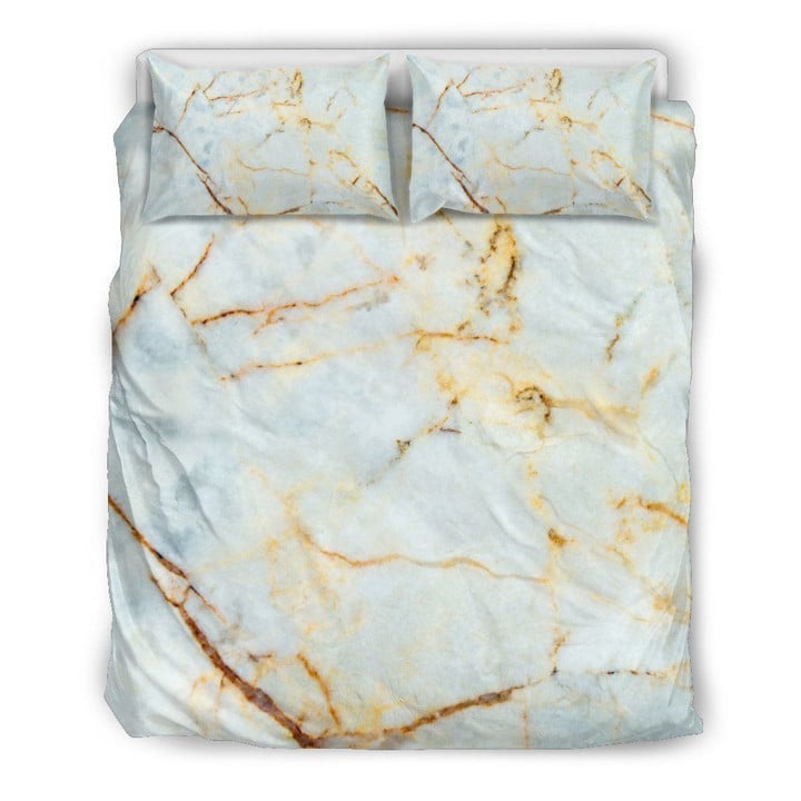 White Gold Marble CL16100835MDB Bedding Sets