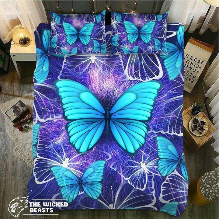 Blue Butterflys CL09100040MDB Bedding Sets