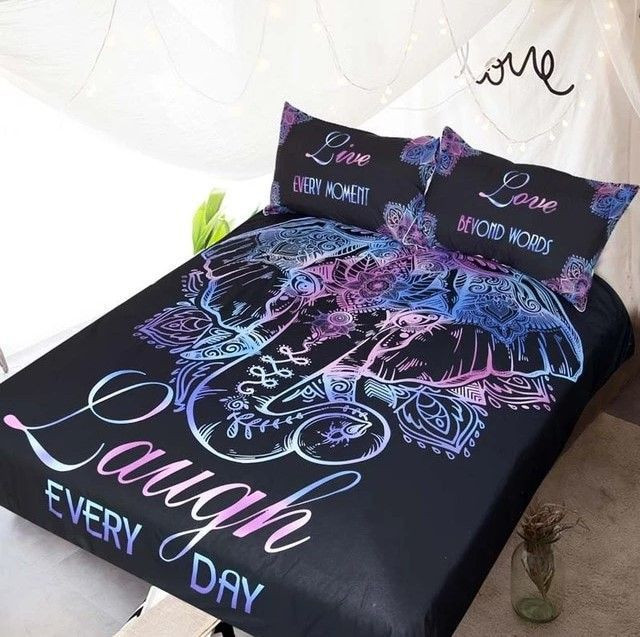Glowing Elephant CLH1510107B Bedding Sets