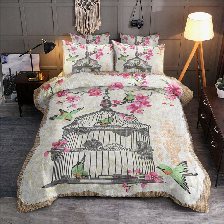 Birdcage With Cherry Blossoms TN1412008T Bedding Sets