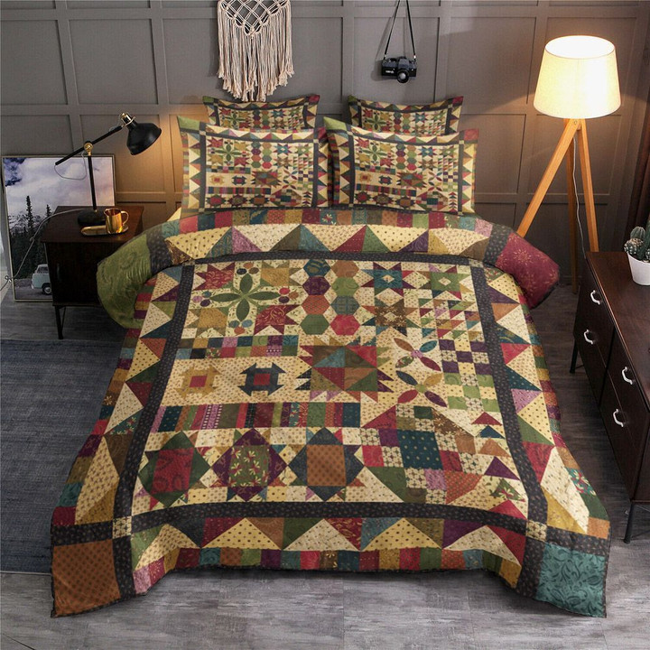 Full Of Seamless Colorful Flowers Pattern HB1501071B Bedding Sets