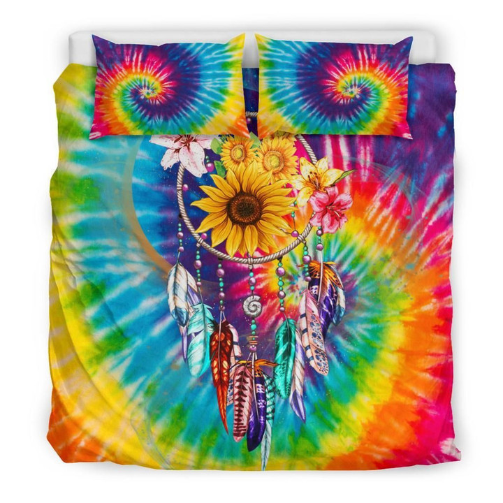 Sunflower Dreamcatcher Tie Dye CL07111051MDB Bedding Sets