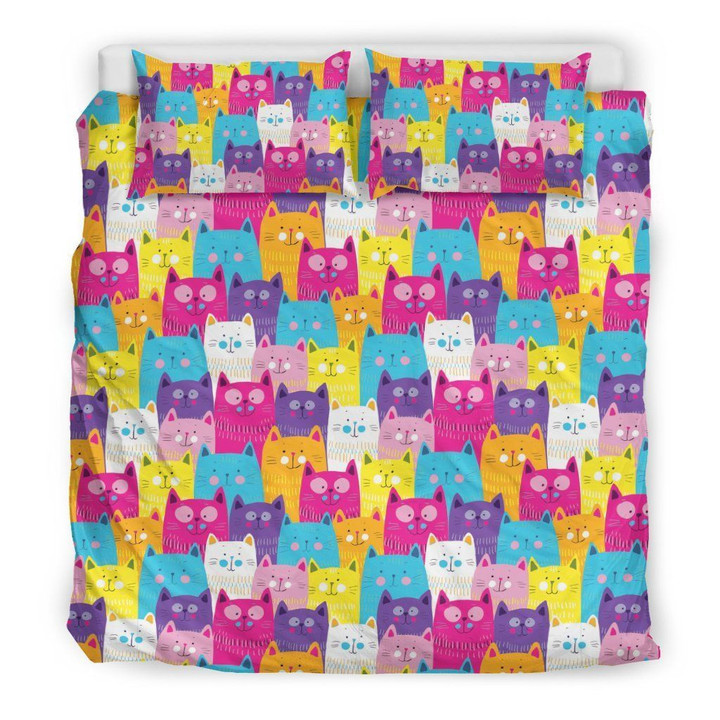 Colorful Kitten Cat CLP1412153T Bedding Sets