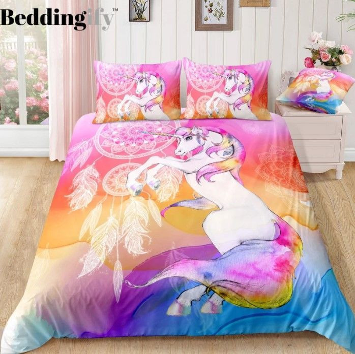 Boho Dreamcatcher Unicorn CLH1410043B Bedding Sets
