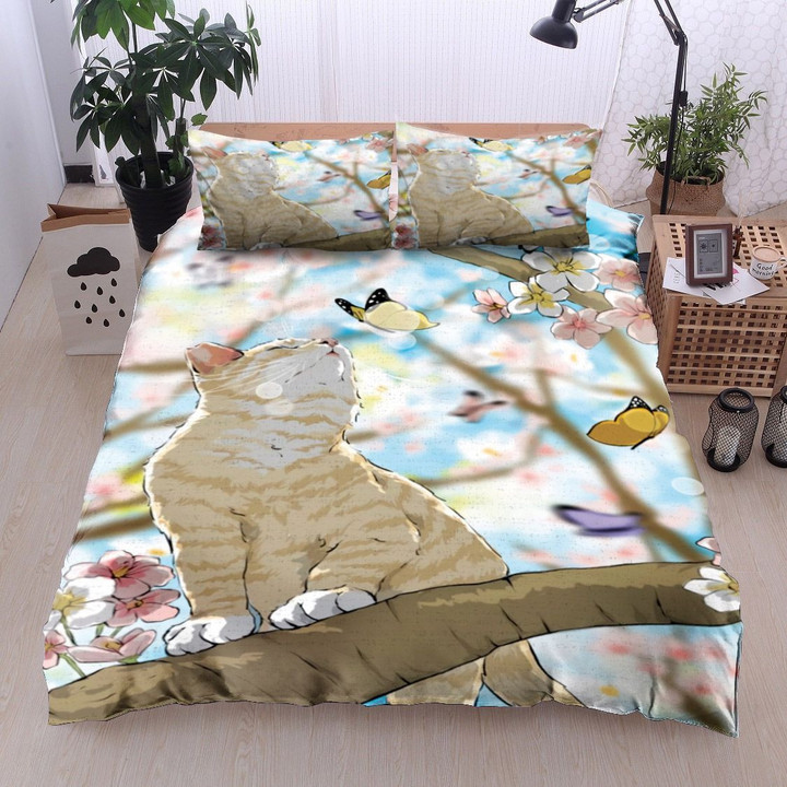 Cat And Butterfly DN15100042B Bedding Sets