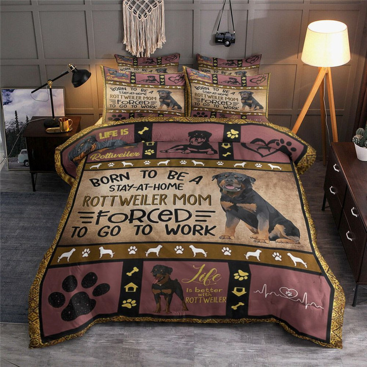 Born To Be A Stay At Home Rottweiler HN1001065B Bedding Sets