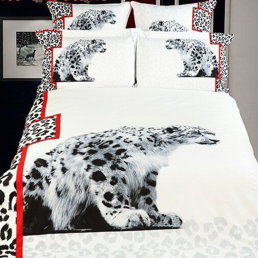 White Snow Leopard CLP1410168TT Bedding Sets