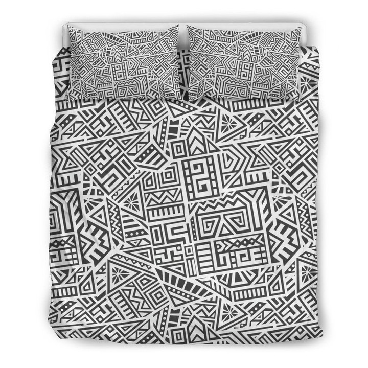 Grey And White Aztec CL16100368MDB Bedding Sets