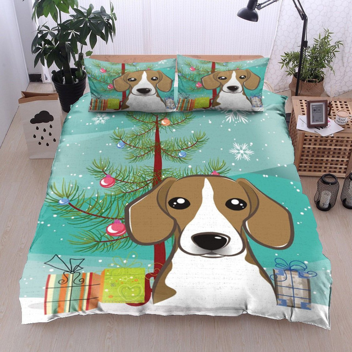 Beagle Christmas HN10100015B Bedding Sets
