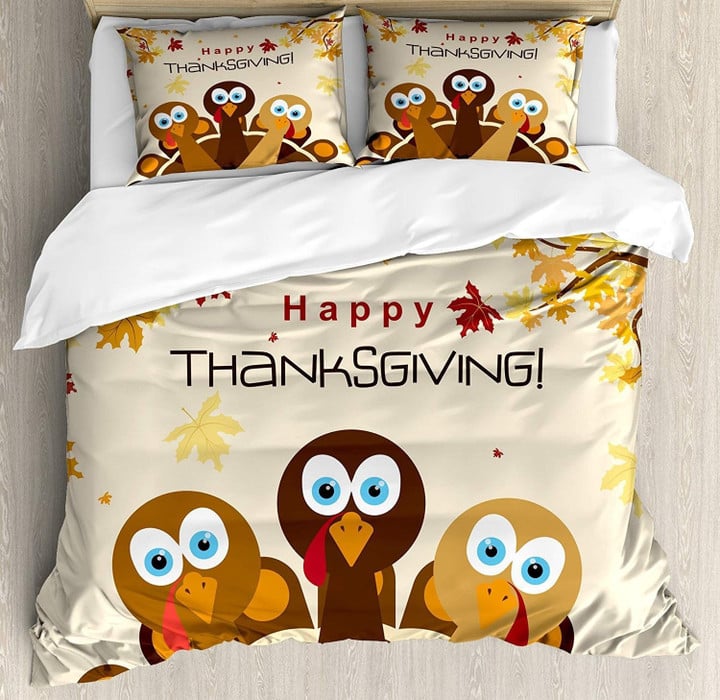 Chicken Happy Thanksgiving CLG1601031B Bedding Sets