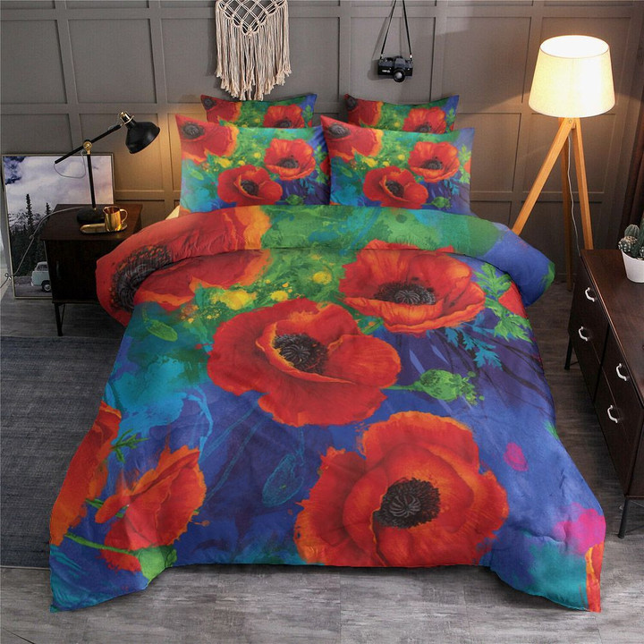 Poppy Flower HT1212059T Bedding Sets
