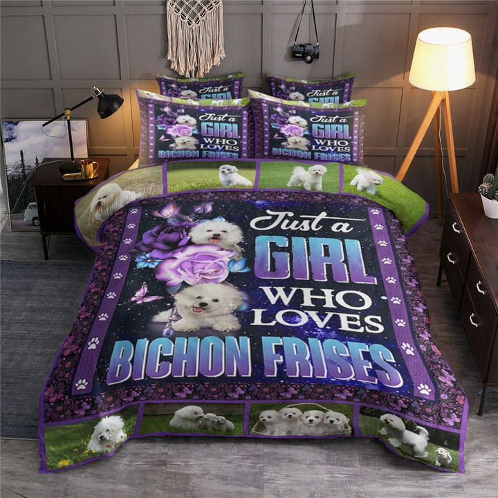 Just A Girl Who Loves Bichon Frises HN1601221B Bedding Sets