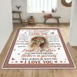 Woonistore  To My Daughter Never Forget I Love You - Lion Area Rug, Rectangle Rug WN070322129