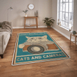 Woonistore  Easily Distracted By Cats And Cameras Area Rug, Rectangle Rug WN11032226