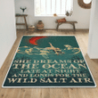 Woonistore  She Dreams Of The Ocean Late At Night And Longs For The Wild Saltair Area Rug, Rectangle Rug WN11032246