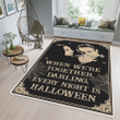 Woonistore  When We're Together Darling Every Night is Halloween Area Rug, Rectangle Rug WN210322132