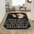 Woonistore  When We're Together Darling Every Night is Halloween Area Rug, Rectangle Rug WN210322132