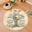  Bird And Tree Round Carpet W23032216