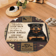  Rottweiler Dog Round Rug, Round Carpet W24032221